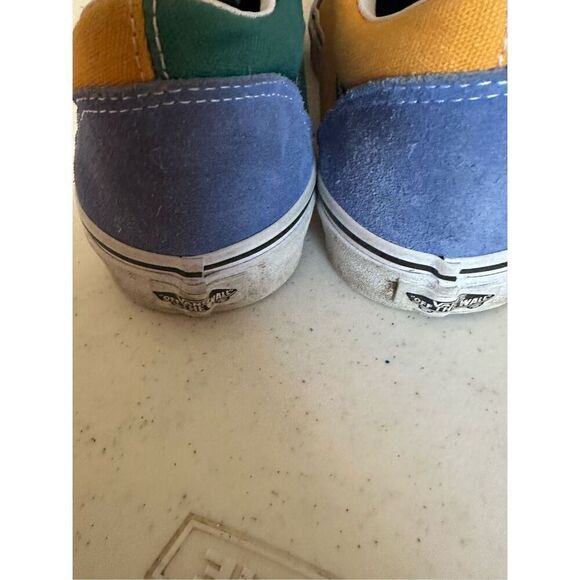 Vans Men's Colorblocked Off The Wall Old Skool Casual Sneakers Size 10.5 - Picture 7 of 9